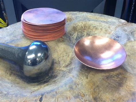 how to make a bowl from sheet metal|steel bowl crafting.